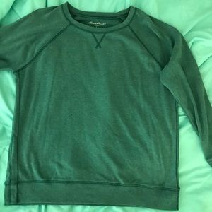 Light green blue sweater shirt Large